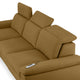 SOUND Colțar șezlong stânga/dreapta, 1 recliner electric și mecanism tetiere, stofă