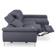 SOUND Colțar șezlong stânga/dreapta, 1 recliner electric și mecanism tetiere, stofă