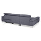 SOUND Colțar șezlong stânga/dreapta, 1 recliner electric și mecanism tetiere, stofă