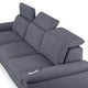 SOUND Colțar șezlong stânga/dreapta, 1 recliner electric și mecanism tetiere, stofă