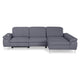 SOUND Colțar șezlong stânga/dreapta, 1 recliner electric și mecanism tetiere, stofă