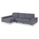 SOUND Colțar șezlong stânga/dreapta, 1 recliner electric și mecanism tetiere, stofă