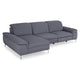 SOUND Colțar șezlong stânga/dreapta, 1 recliner electric și mecanism tetiere, stofă