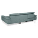SOUND Colțar șezlong stânga/dreapta, 1 recliner electric și mecanism tetiere, stofă