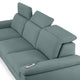 SOUND Colțar șezlong stânga/dreapta, 1 recliner electric și mecanism tetiere, stofă