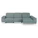 SOUND Colțar șezlong stânga/dreapta, 1 recliner electric și mecanism tetiere, stofă