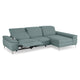 SOUND Colțar șezlong stânga/dreapta, 1 recliner electric și mecanism tetiere, stofă