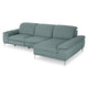 SOUND Colțar șezlong stânga/dreapta, 1 recliner electric și mecanism tetiere, stofă