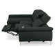 SOUND Colțar șezlong stânga/dreapta, 1 recliner electric și mecanism tetiere, stofă
