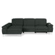SOUND Colțar șezlong stânga/dreapta, 1 recliner electric și mecanism tetiere, stofă