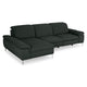 SOUND Colțar șezlong stânga/dreapta, 1 recliner electric și mecanism tetiere, stofă