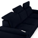 SOUND Colțar șezlong stânga/dreapta, 1 recliner electric și mecanism tetiere, stofă