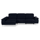 SOUND Colțar șezlong stânga/dreapta, 1 recliner electric și mecanism tetiere, stofă