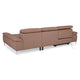 SOUND Colțar șezlong stânga/dreapta, 1 recliner electric și mecanism tetiere, stofă