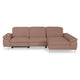 SOUND Colțar șezlong stânga/dreapta, 1 recliner electric și mecanism tetiere, stofă
