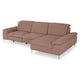SOUND Colțar șezlong stânga/dreapta, 1 recliner electric și mecanism tetiere, stofă