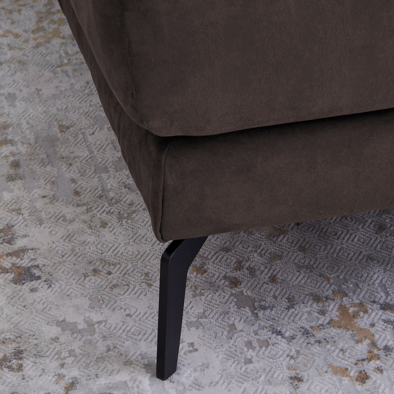 GARNER Colțar, șezlong dreapta, spătar și mecanism tetiere, stofă