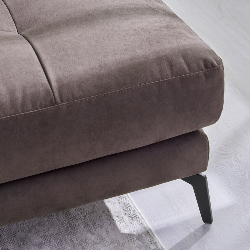 GARNER Colțar, șezlong dreapta, spătar și mecanism tetiere, stofă