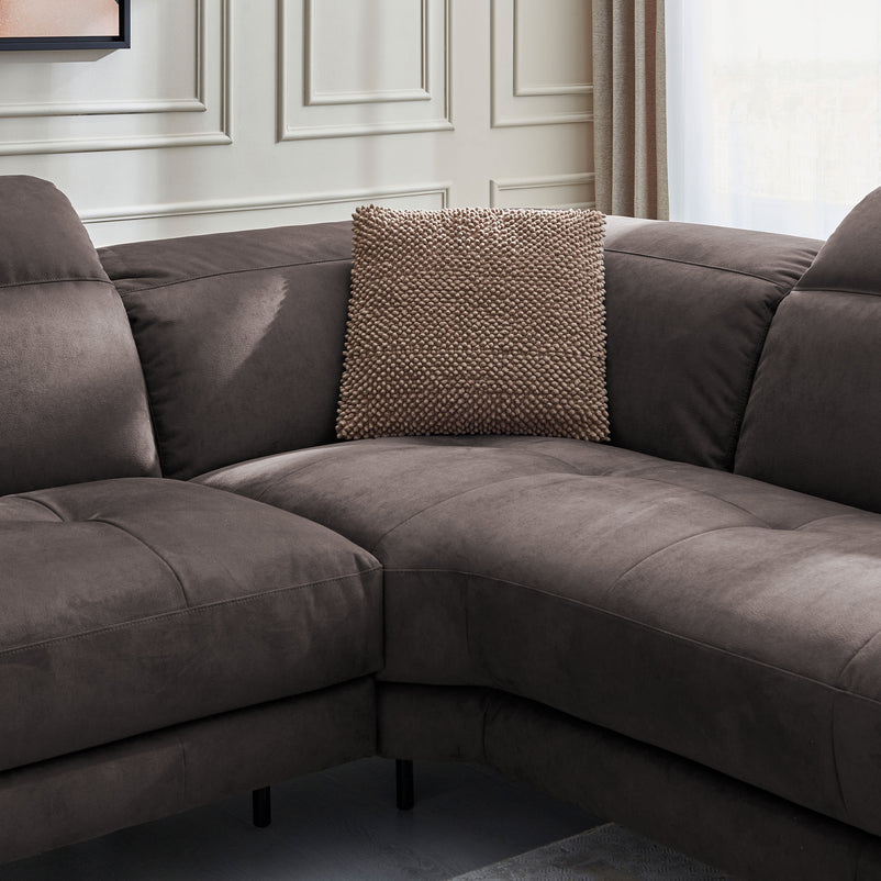 GARNER Colțar, șezlong dreapta, spătar și mecanism tetiere, stofă