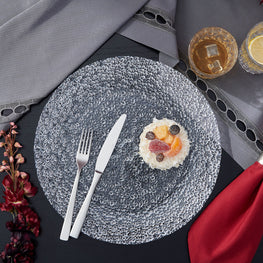 GLAMOUR Farfurie desert, sticlă, D.16cm