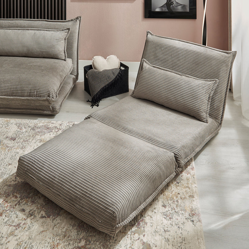 GOSHEN Fotoliu extensibil, stofă