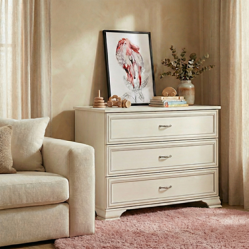 CHARME Comodă copii, 3 sertare