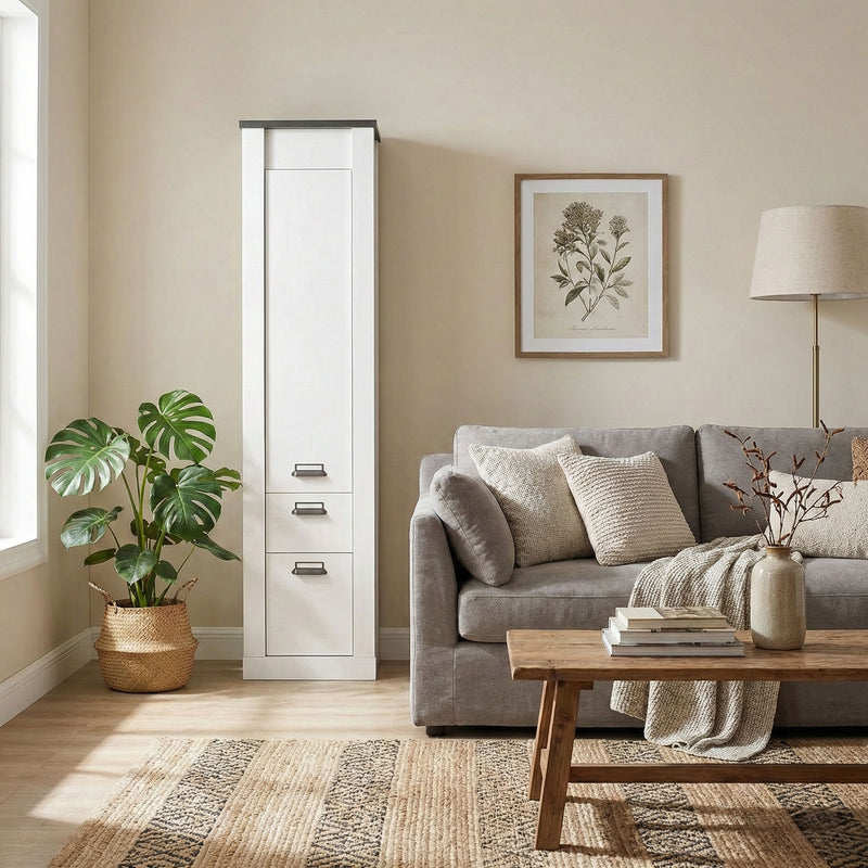 REILLEY Etajeră 2 uși, 1 sertar