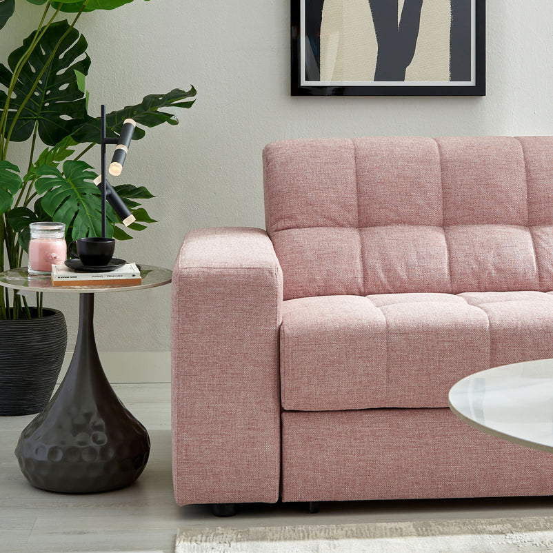 HAINES Colțar extensibil, șezlong stânga/dreapta, stofă