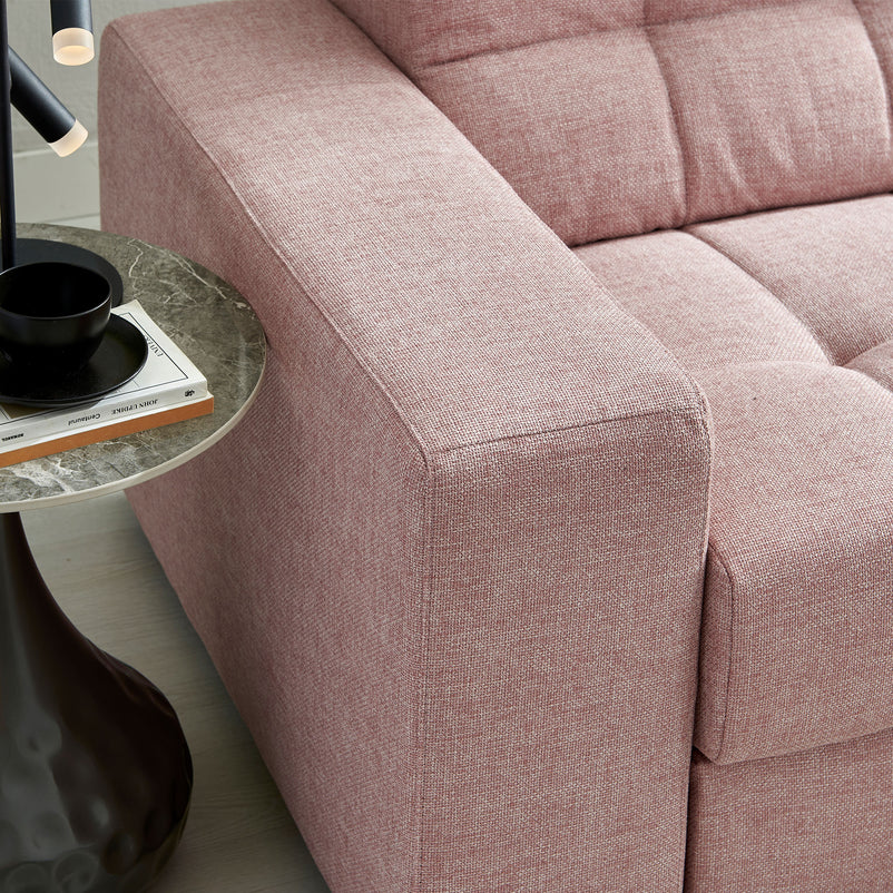 HAINES Colțar extensibil, șezlong stânga/dreapta, stofă