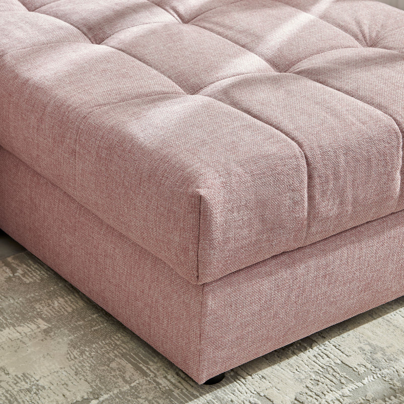 HAINES Colțar extensibil, șezlong stânga/dreapta, stofă