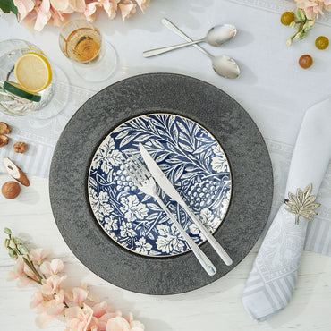 INDIGO Set 4 farfurii desert, porțelan, D.20cm