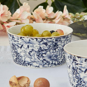 INDIGO Set 4 boluri, porțelan, D.14cm