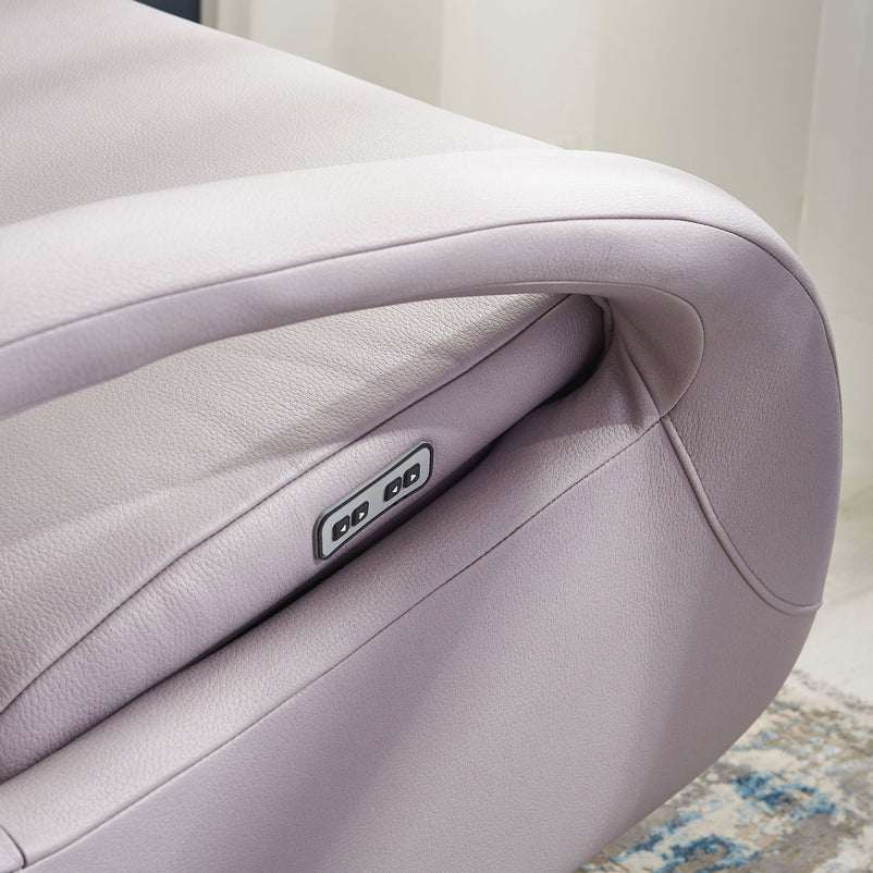 HESTON Fotoliu rotativ cu recliner electric, stofă