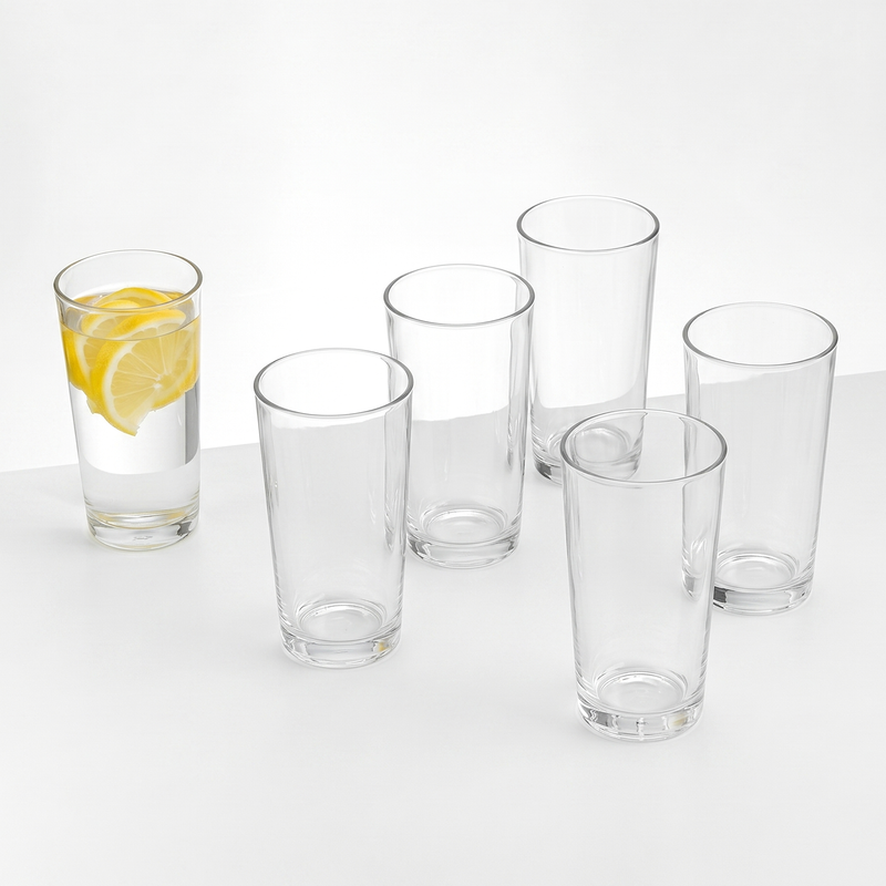 BASIC II Set 6 pahare diverse băuturi, 350ml
