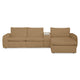 NEW JERSEY Colțar cu șezlong electric stânga/dreapta, 1 recliner electric, tetiere reglabile, USB, consolă depozitare, stofă