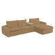 NEW JERSEY Colțar cu șezlong electric stânga/dreapta, 1 recliner electric, tetiere reglabile, USB, consolă depozitare, stofă