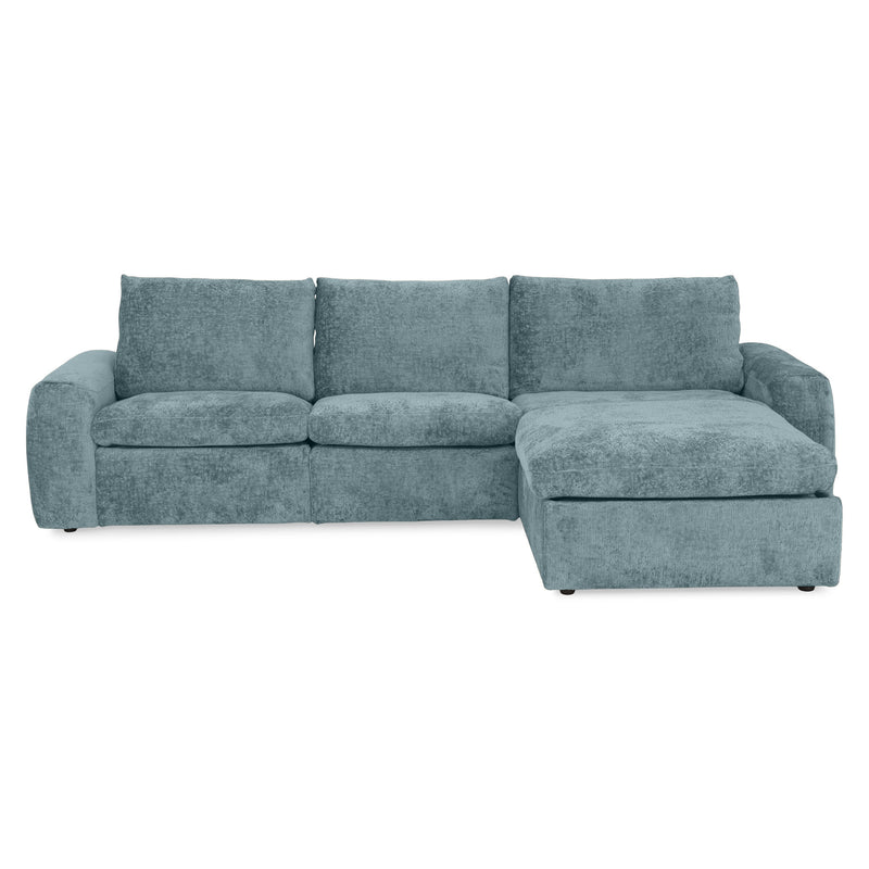 NEW JERSEY Colțar cu șezlong electric stânga/dreapta, 1 recliner electric, mecanism tetieră, USB, stofă