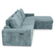 NEW JERSEY Colțar cu șezlong electric stânga/dreapta, 1 recliner electric, mecanism tetieră, USB, stofă