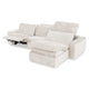 NEW JERSEY Colțar cu șezlong electric stânga/dreapta, 1 recliner electric, mecanism tetieră, USB, stofă