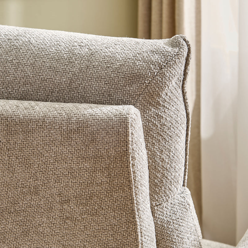 KERSEY Fotoliu rotativ, recliner manual, stofă