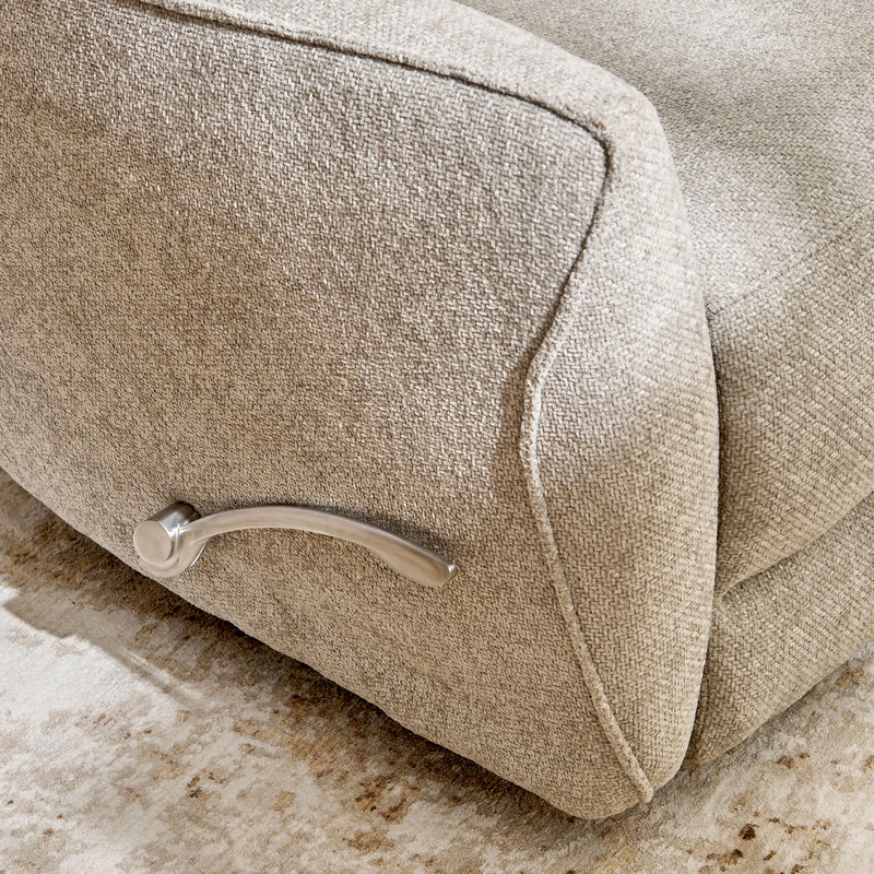 KERSEY Fotoliu rotativ, recliner manual, stofă