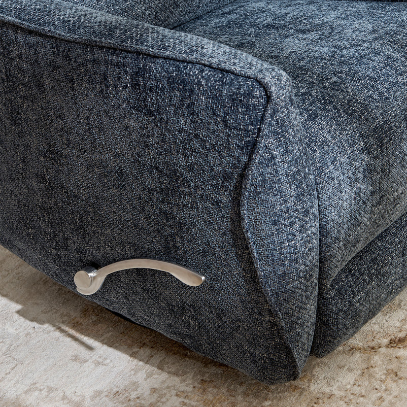 KERSEY Fotoliu rotativ, recliner manual, stofă