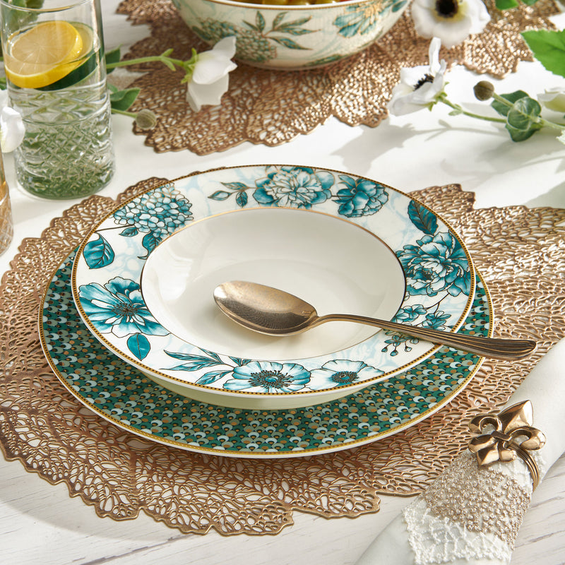 LUELLA Set veselă, porțelan, 37 piese