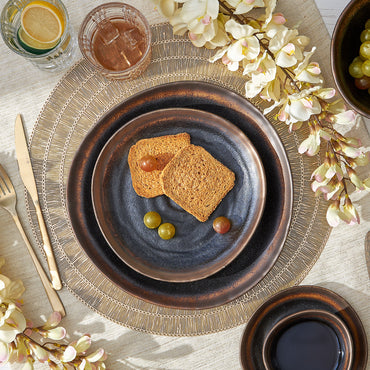 METEORITE Farfurie aperitiv, porțelan, D.20cm
