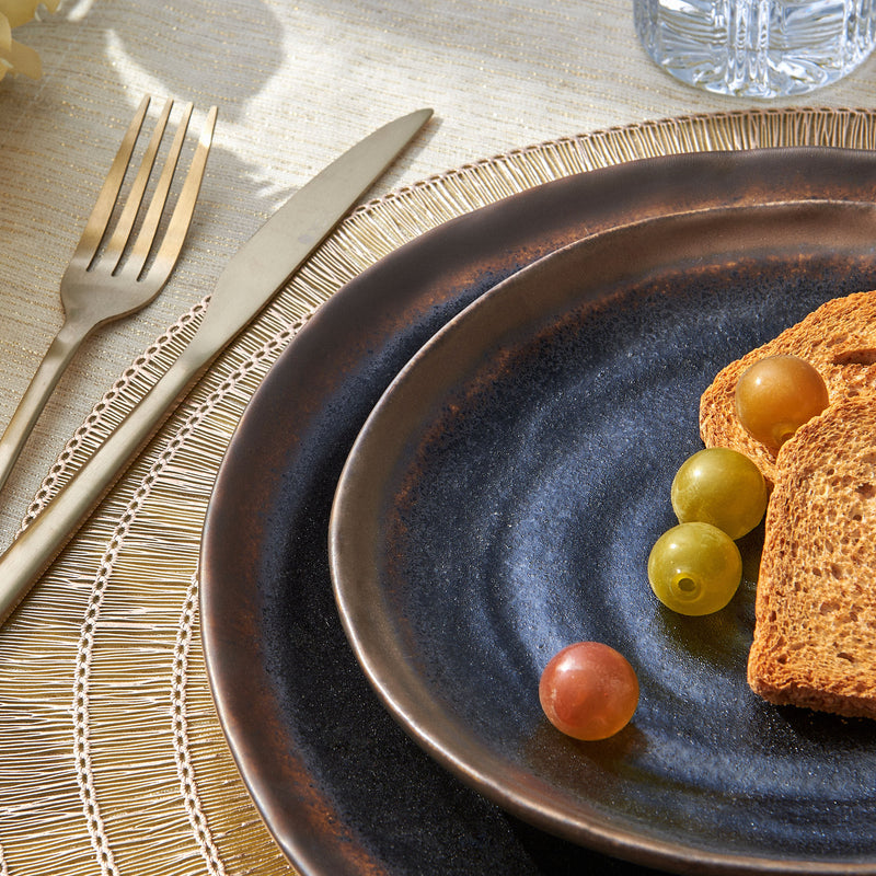 METEORITE Farfurie aperitiv, porțelan, D.20cm