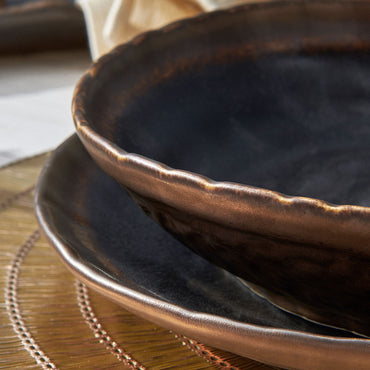 METEORITE Bol servire, porțelan, D.24cm