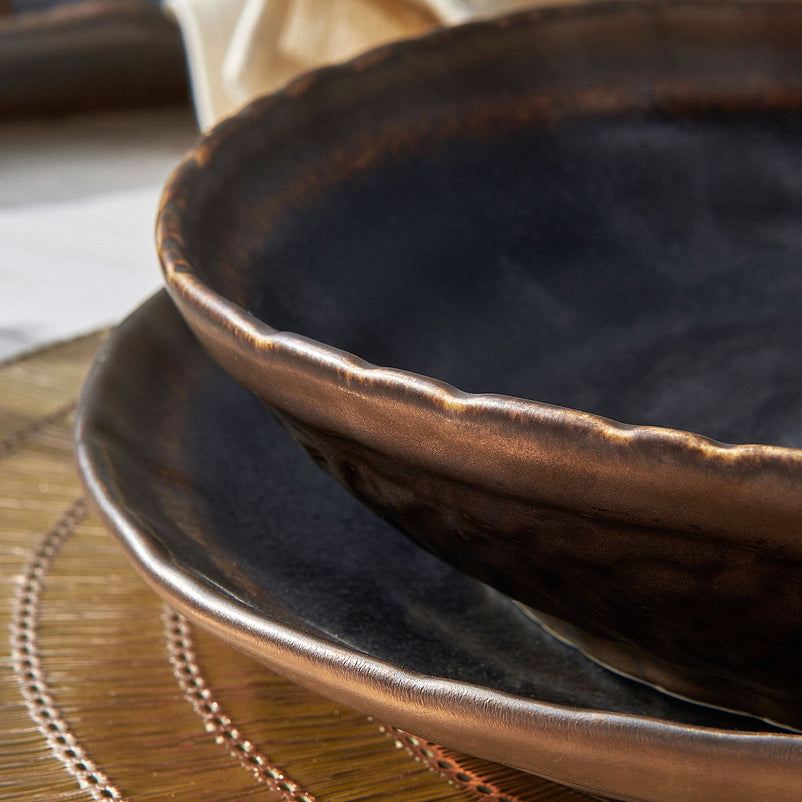 METEORITE Bol servire, porțelan, D.24cm