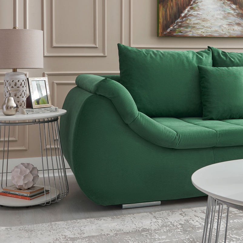 MINIDIAZ Canapea extensibilă, șezlong stânga/dreapta, stofă