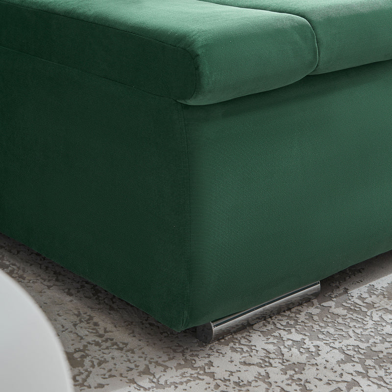 MINIDIAZ Canapea extensibilă, șezlong stânga/dreapta, stofă