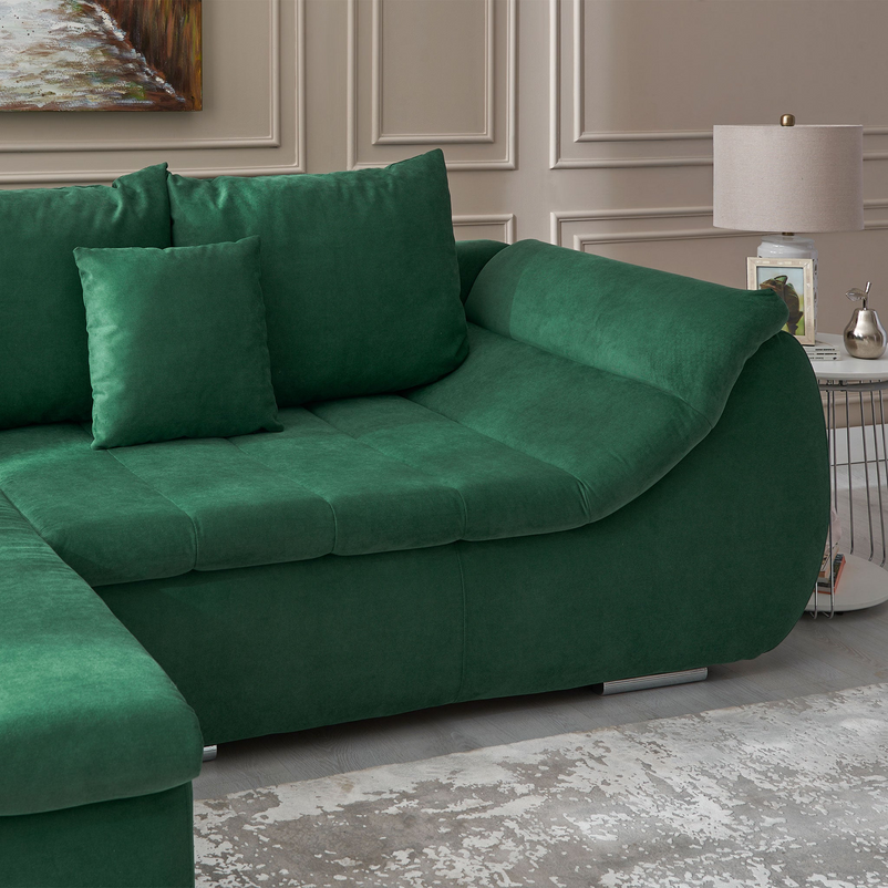 MINIDIAZ Canapea extensibilă, șezlong stânga/dreapta, stofă